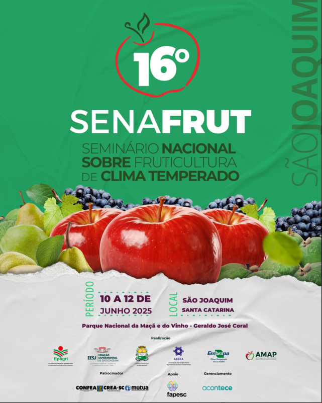 São Joaquim se prepara para o maior encontro da fruticultura de clima temperado do Brasil, SENAFRUT 2025
